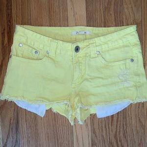 Forever21 Destroyed Denim Cut Off Shorts sz 27